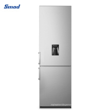 Smad OEM Mechanical Control Double Door Stainless Steel Bottom Freezer Refrigerator